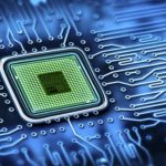 Komponen Elektronik Kecil Atau Chip Digital Pada Perangkat