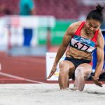 Dorongan Kekuatan Kaki Untuk Atletik Olahraga Lompat Jauh