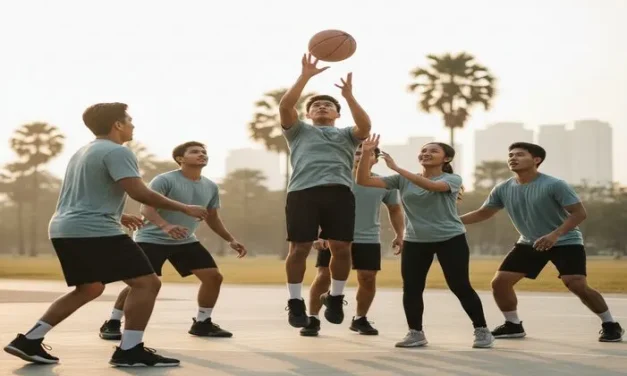 Bermain Dua Tim Dalam Olahraga Beregu Basket