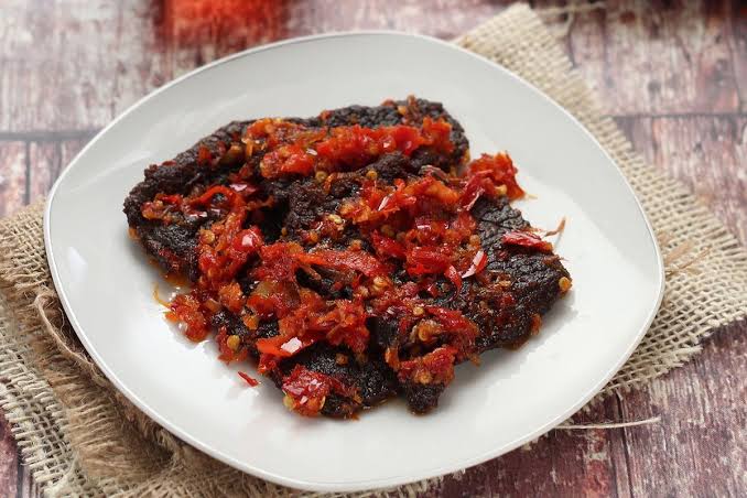 Masakan Padang Dendeng Yang Sangat Khas