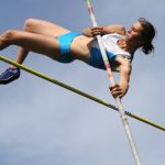 Suatu Olahraga Atletik Lompat Galah Yang Tinggi