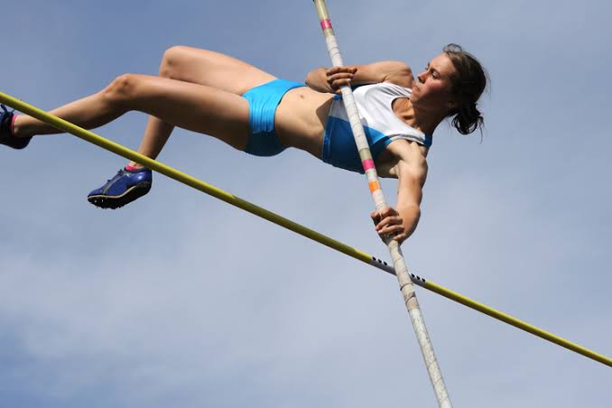 Suatu Olahraga Atletik Lompat Galah Yang Tinggi